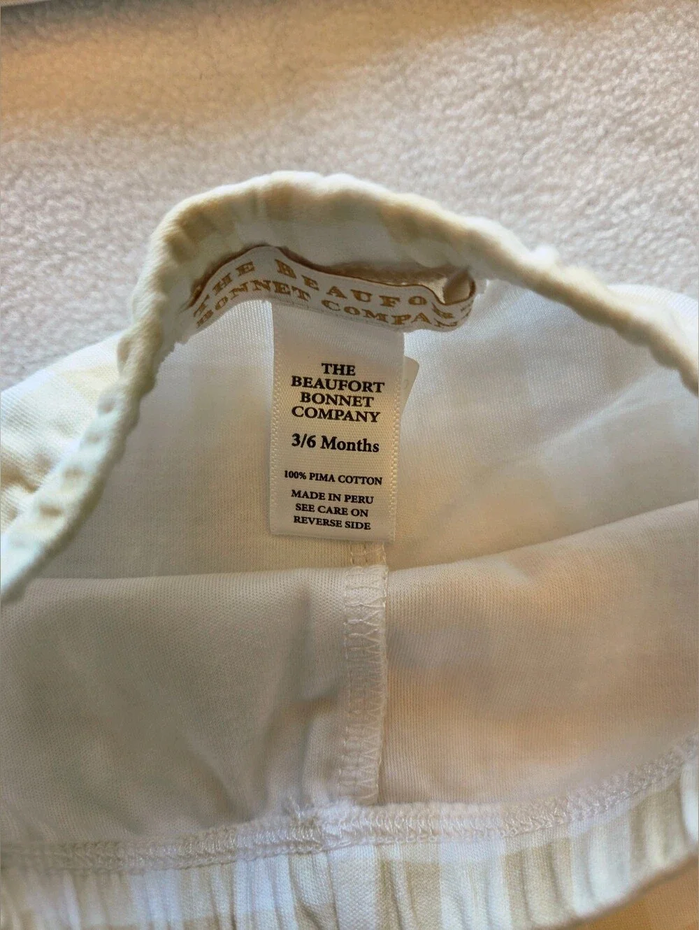 The Beaufort Bonnet Company Yellow Gingham Baby Matching Set